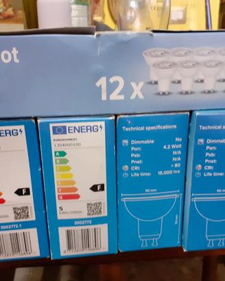 LAMPADE LED GU10 4.2W 60 PEZZI