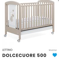 Culla foppapedretti dolcecuore con materasso