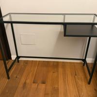 Scrivania/consolle vetro ikea