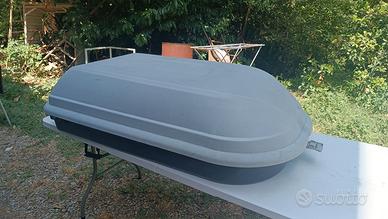 Baule auto Grigio taglia grande (senza chiave !)