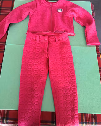 Completo bambina Tuc Tuc rosa imbottito giacca. 6A