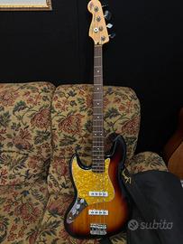 Basso Mancino Squier Jazz Bass cintage modified 60
