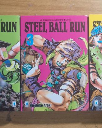 Jojo Steel Ball Run Vol. 1, 2, 3