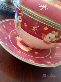 Thun biscottiera natalizia col suo piatto