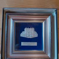 Quadretto argento Scuola Militare Arsenale Torino 