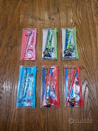 Set 5 pezzi cancelleria