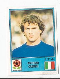 Figurina  Panini Europa 80 Antonio Cabrini  Italia