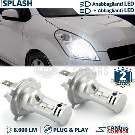 Lampadine LED H4 per Suzuki Splash Luce Bianca