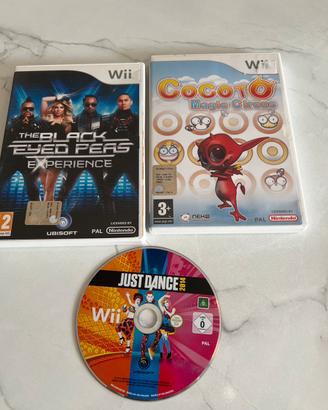 Lotto n1 giochi console Nintendo Wi