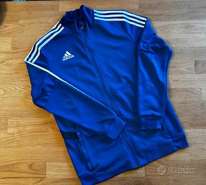 Felpa della tuta adidas blu elettrico - Taglia M/L