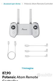 radiocomando per drone potensic atom  più 8 eliche