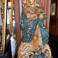 Madonna cartapeste periodo 600’polecroma originale