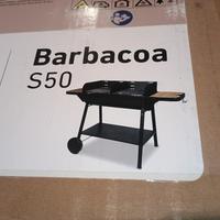 barbecue grande a carbonella  due zone 16 persone 
