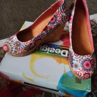 Scarpe Desigual con zeppa in sughero – n. 37