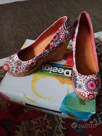 Scarpe Desigual con zeppa in sughero – n. 37