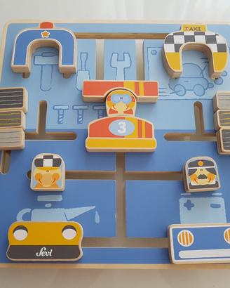 Puzzle educativo Sevi in legno