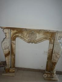 Cornice camino in Marmo Giallo Siena 150 cm