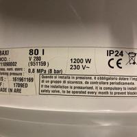 Scaldabagno elettrico 80 Litri BAXI