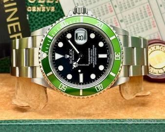 ROLEX SUBMARINER KERMIT FAT FOUR 16610LV