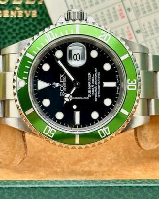 ROLEX SUBMARINER KERMIT FAT FOUR 16610LV