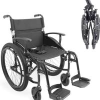 Sedia a rotelle fuoristrada leggera pieghevole 