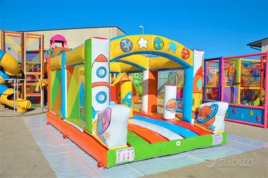 Labirinto Gonfiabile per Bambini per Parchi Gioco