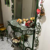 Specchiera in ferro battuto vintage