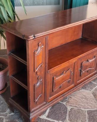mobile antico consolle restaurata legno noce