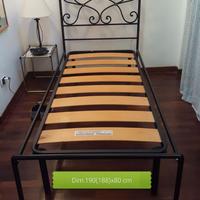 Letto singolo ferro battuto
