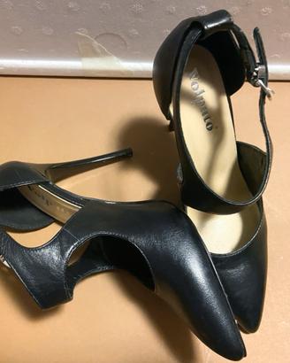 Décolleté nere eleganti tacco a spillo n.37