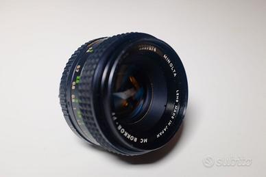 Obiettivo Minolta Rokkor PF 50 mm F 1,7