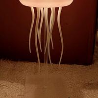 Medusa  luce d'atmosfera tentacoli in movimento