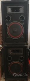 coppia di casse stereo  500 watt  cad. 