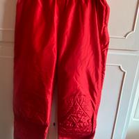 Pantaloni rossi moto donna Speedmode