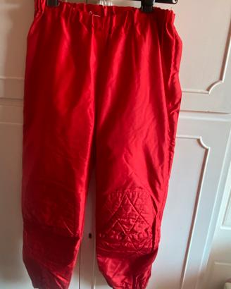Pantaloni rossi moto donna Speedmode