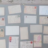Lotto di 100 vecchie cartoline