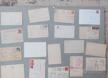 Lotto di 100 vecchie cartoline