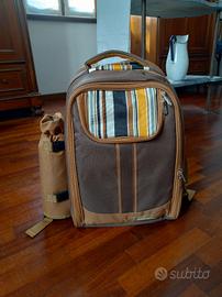 Zaino picnic accessoriato per due persone