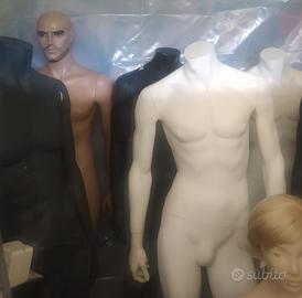 Manichino uomo modello senza testa 