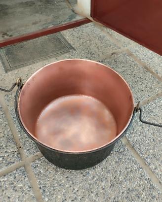 Pentola casseruola in rame