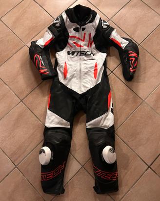 Tuta MTech TX-R1 in pelle intera – Taglia 50