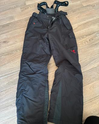 Pantalone da sci biting nero taglia 48