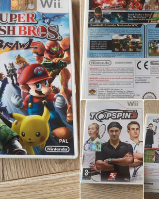 Lotto 2 Giochi Nintendo Wii, Come nuovi