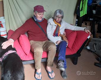 Divano letto con futon .