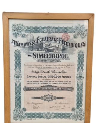 Titolo azionario 1911