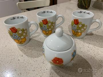 Tazze thun + zuccheriera