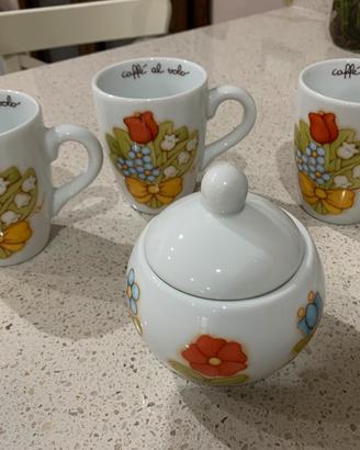 Tazze thun + zuccheriera