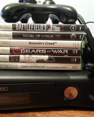 Xbox 360 slim 250gb più giochi