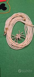 Collana perline a sciarpa