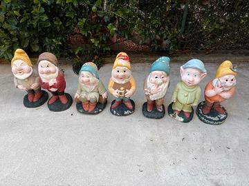 Nani da giardino in cemento Vintage